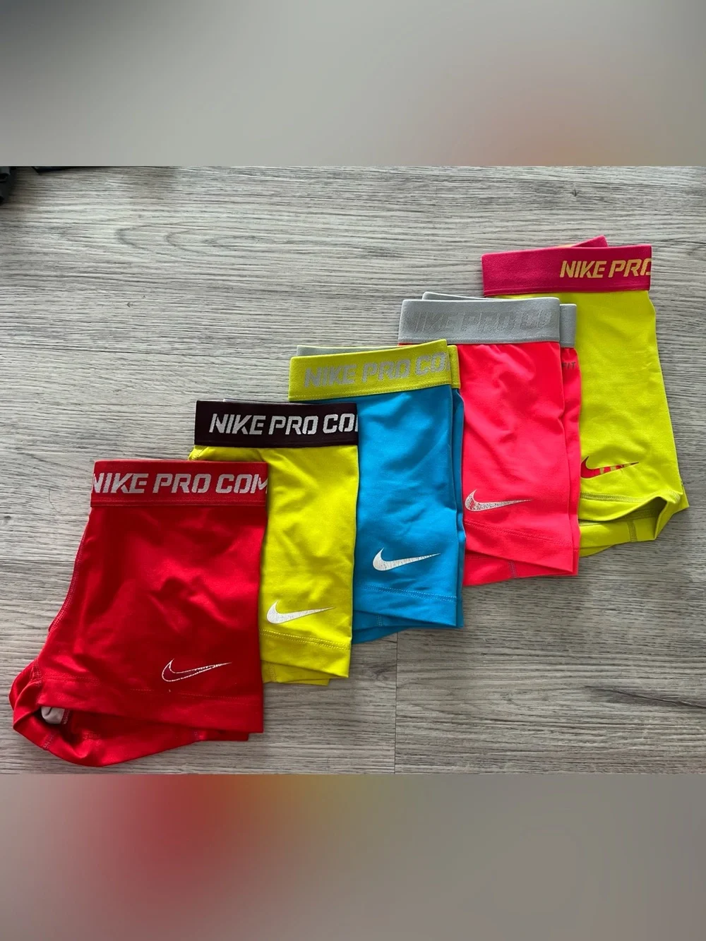 Nike Pro Combat Compression Shorts Bundle 5 Pairs XS